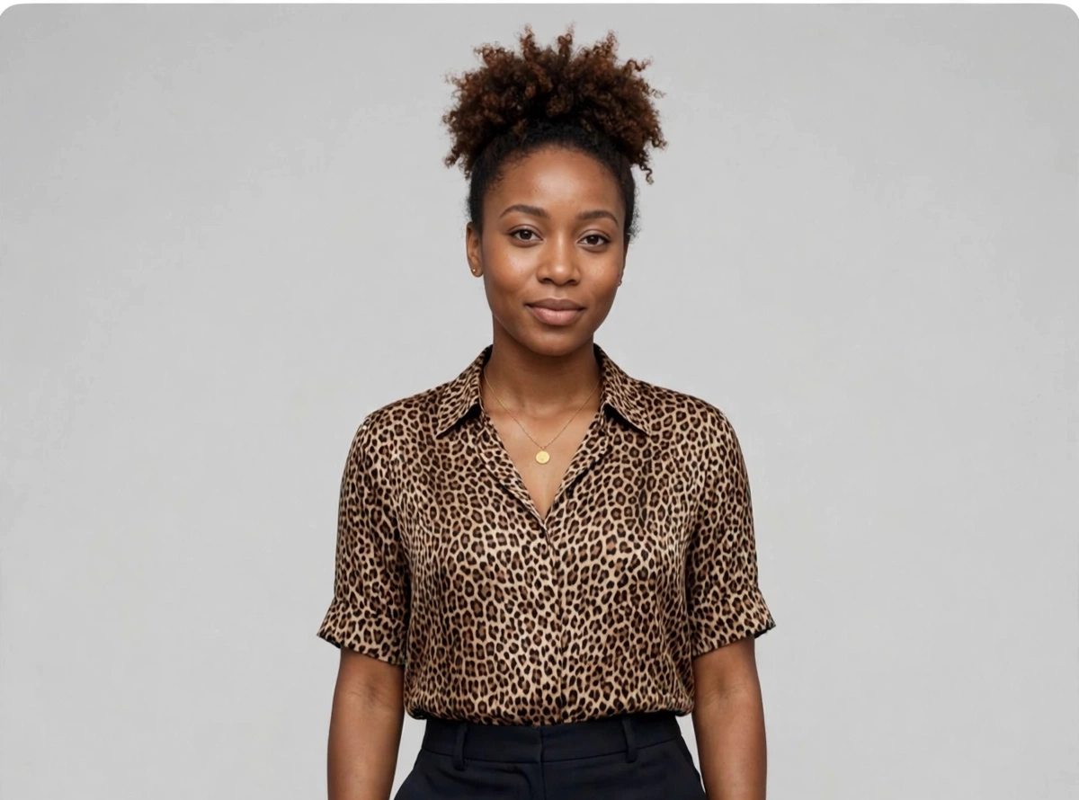 Leopard blouse