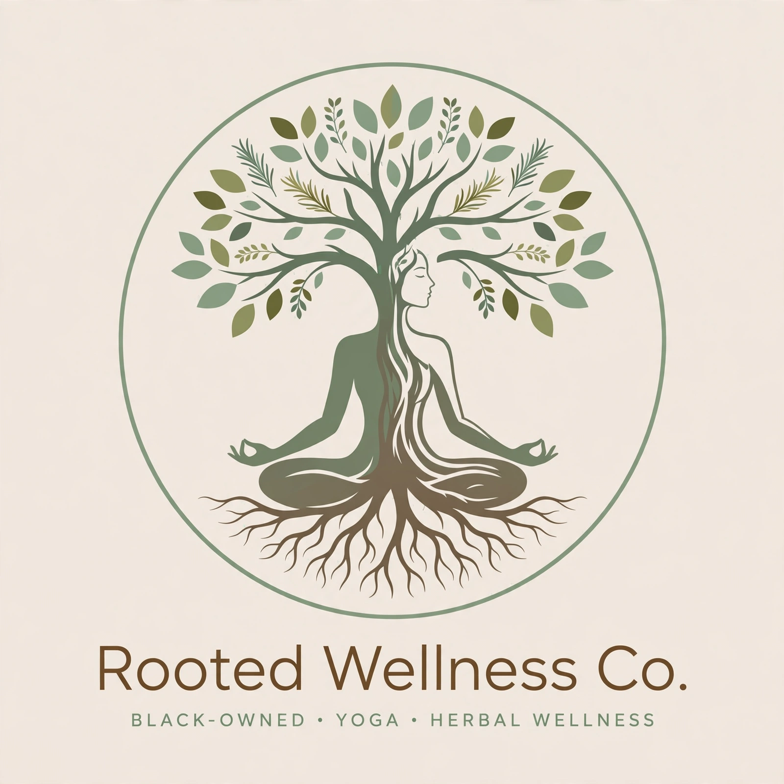 Rooted Wellness Co. logo
